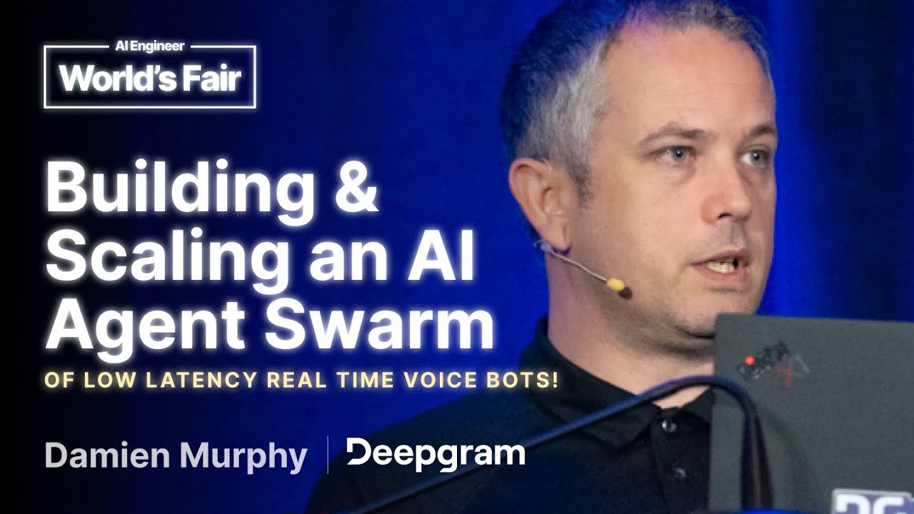 Building and Scaling an AI Agent Swarm of low latency real time voice bots: Damien Murphy