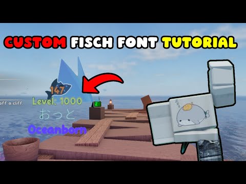 Roblox Fisch custom font (text) Tutorial !