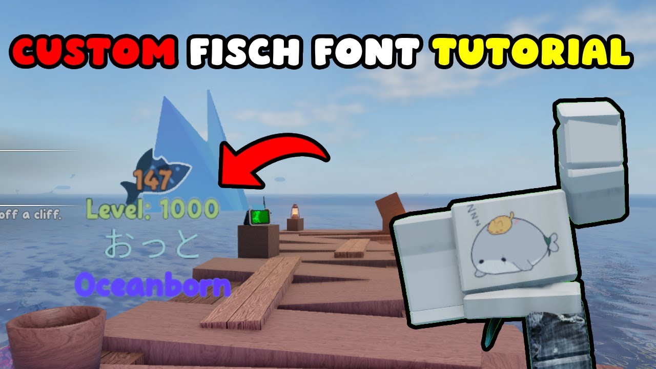 Roblox Fisch custom font (text) Tutorial !