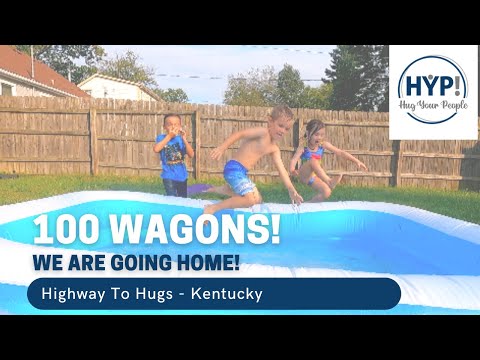 100 WAGONS!  We are going home!