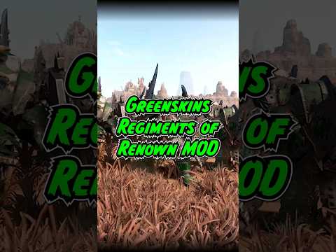 Greenskins Regiments of Renown MOD 👀 #totalwarwarhammer3 #gaming #warhammer3 #warhammer #twwh3 #wh3
