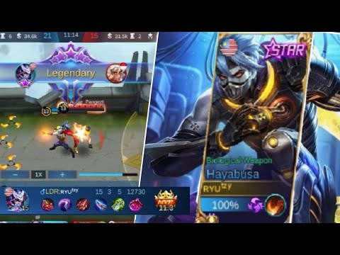 SUPER AGGRESSIVE HAYABUSA GAMEPLAY - MOBILE LEGENDS