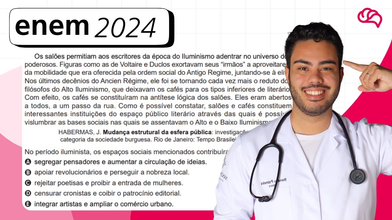 Resolução em Vídeo — Questão 75 ENEM 2024