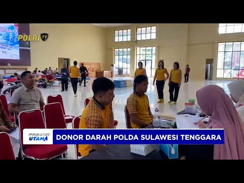 POLDA SULTRA GELAR AKSI DONOR DARAH DALAM RANGKA MENYAMBUT NATAL 2025