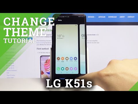 How to Change Device Theme in LG K51s – Apply New Device Theme
