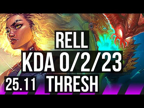 RELL & Nilah vs THRESH & Lucian (SUP) | NA Master | 25.11