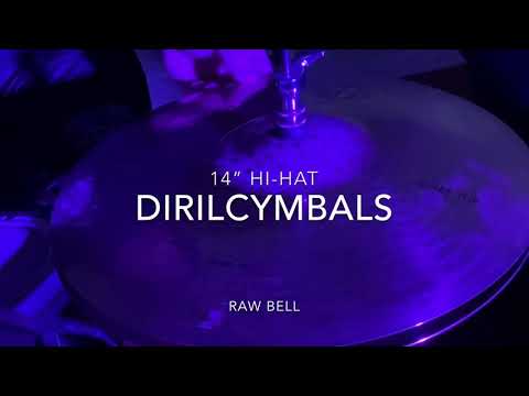 Diril Cymbals Master Design Series Raw Bell 10” Heavy Hi-Hat (Pair) image 2