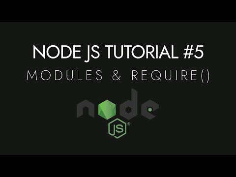 Node Js Crash Course Tutorial 5 Modules And Require Learn Node Js Development