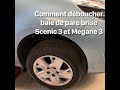 Comment déboucher baie de pare brise Renault Scenic 3 et Megane 3