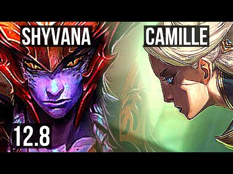 SHYVANA vs CAMILLE (TOP) | 7/0/2, Godlike, Rank 10 Shyvana | EUW Grandmaster | 12.8