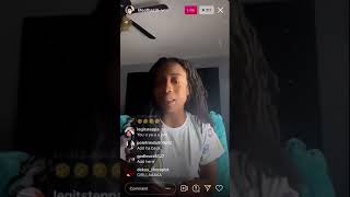 LIFEOFHAZ3l AND X.LEXX2FINEZ ARGUING ON INSTA LIVE CAUSE MRS.FLAWDA SAID THE WORD COMEDY #1 😭🖐🏾