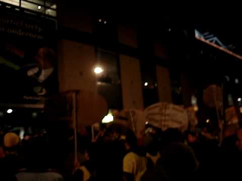 Roda JC - Narinx spreekt na de protestmars