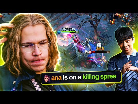 When Topson meets Ana ANTI-MAGE in RANKED 🤯