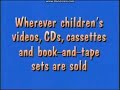 SESAME STREET KIDS FAVORITE SONGS 1999 VHS