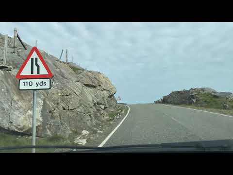 Driving in the Outer Hebrides - Nisabost to Tarbert, Isle of Harris - July 2021