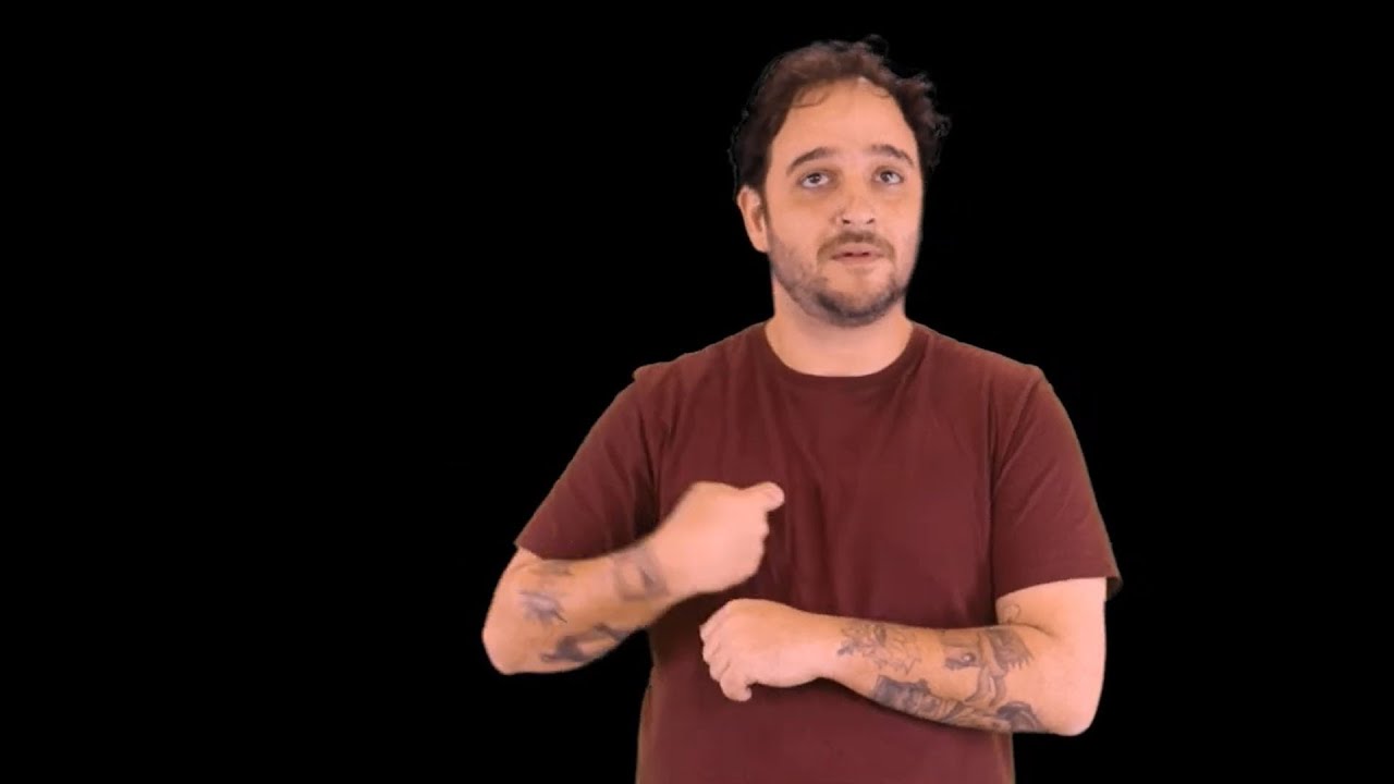 O que fazemos quando encontramos uma imagem? | interpretação em Libras