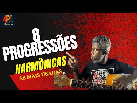 Progressão Harmônica - As 8 mais usadas / Aprenda isso e comece a tocar sem Cifras