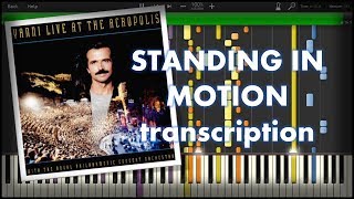 Yanni - Standing In Motion (Live At Acropolis) Full Orchestral Transcription - Synthesia [HD]