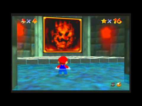 Super Mario 64 16 star glitch