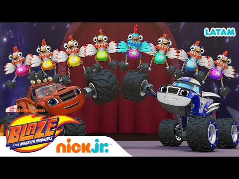 ¡Blaze y el circo de las gallinas! |  Blaze y los Monster Machines