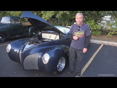 Car Owner Trades Corvette for 1939 Lincoln Zepher - Roselle Cruise Night