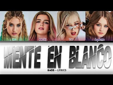 K4OS - MENTE EN BLANCO (Color Coded Lyrics/letra Esp/Eng)