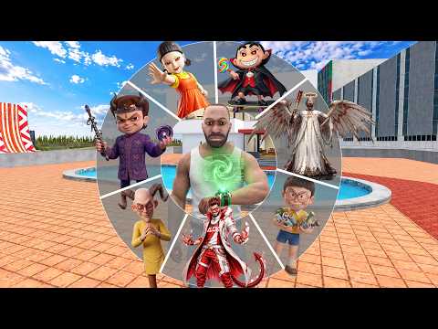 Franklin use Naughty watch again in Indian Bike Driving 3D