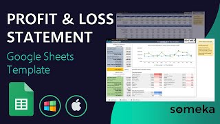 Profit and Loss Statement Google Sheets Template walkthrough