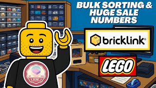 BRICKLINK STORE - Bulk sorting & HUGE Lego sale numbers - VLOG42