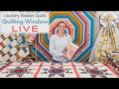 Edyta's Favorite STAR Quilts! Quilting Window LIVE - Mar 18, 2021