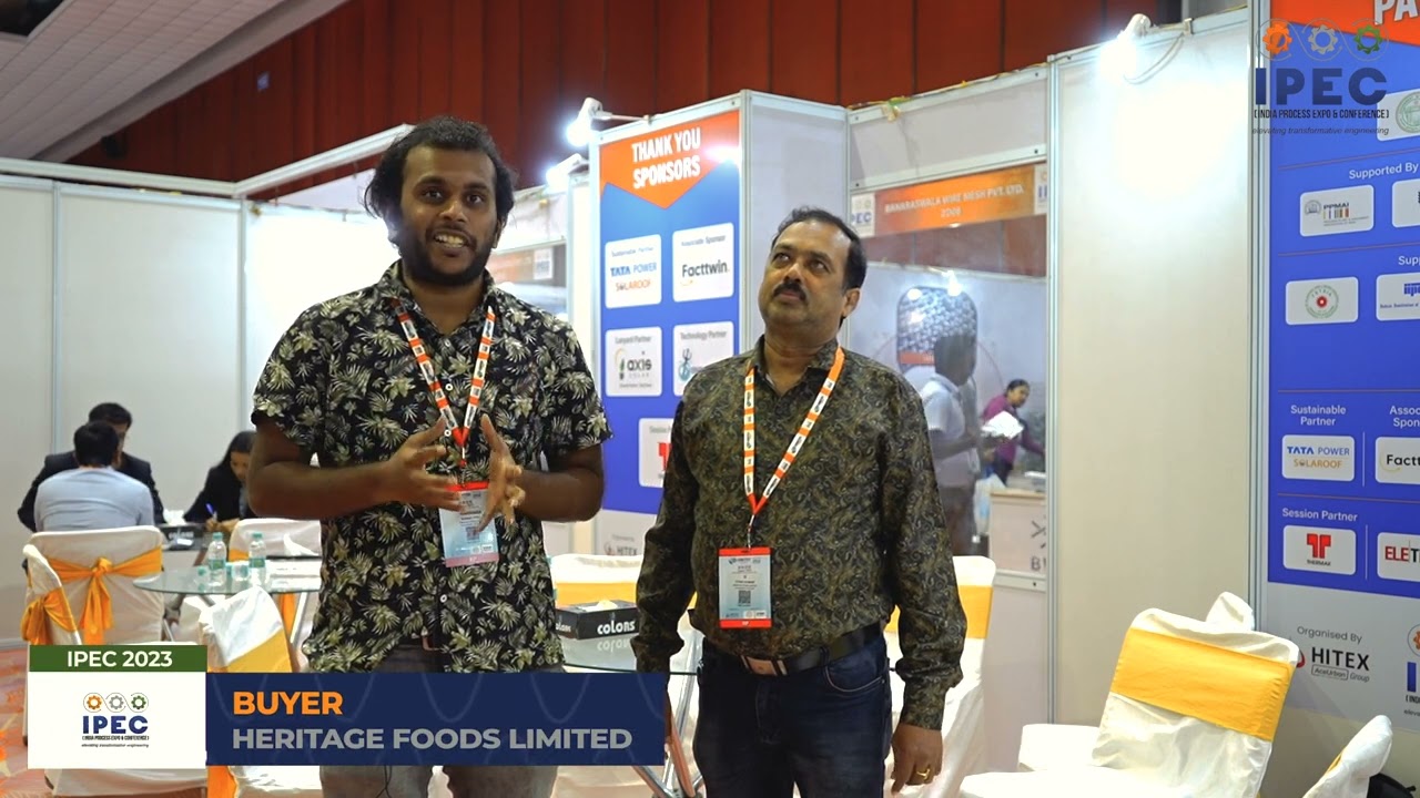Mr. Hari from Heritage Foods Limited shares his IPEC Expo 2023 experience