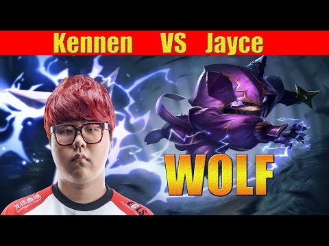 SKT T1 Wolf - Kennen Top Lane vs Jayce | KR LOL REPLAYS