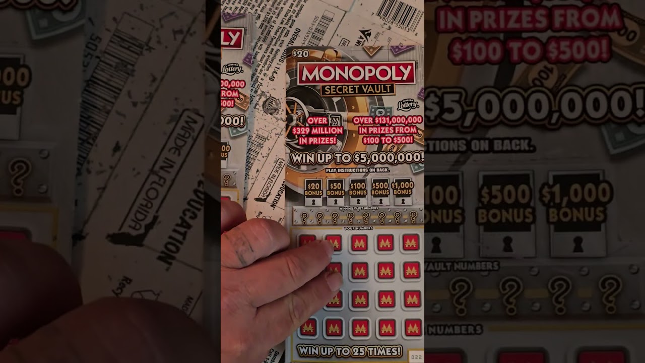 Florida lottery $20 ticket no emotion big win