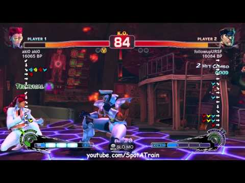 SSF4 - aki0 aki0 (Viper) vs. followupURSF (Bison/Dictator)
