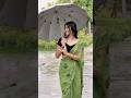 Baarish ️🥹 Bollywood Trending Transition Saree Rain Youtubeshorts