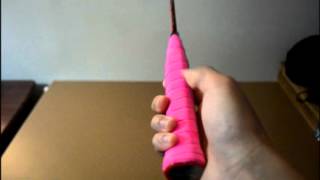 Badminton Lesson 1: How to hold your racket - Forehand.