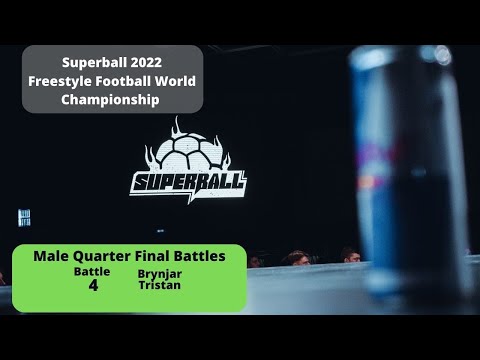 Superball 2022 - Brynjar VS Tristan - Male Quarter Finals (Freestyle Football World Championship)