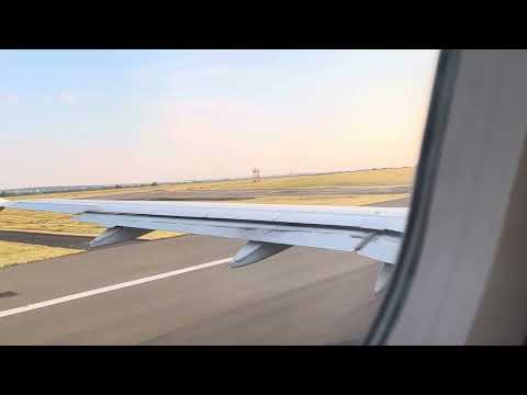 Decollo Airbus A320 AirFrance da Parigi Charles de Gaulle a Napoli Capodichino AF1578