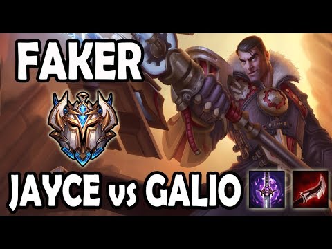 Faker Jayce vs Galio | Come Back 🔥 Ranked Challenger Korea