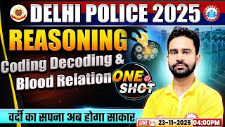 Delhi Police Reasoning Class 2025 | Coding decoding | Delhi Police Constable Reasoning One Shot