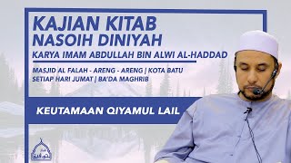 Download lagu KEUTAMAAN QIYAMUL LAIL DAN BAHAYA MENINGGALKAN SOLAT | HABIB JAMAL BIN TOHA BA'AGIL mp3