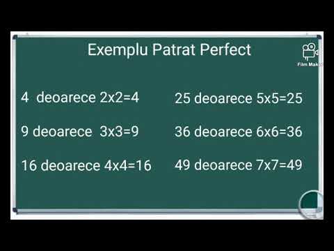 Exemple numere pătrat perfect , numar care este pătrat perfect exercitii matematica