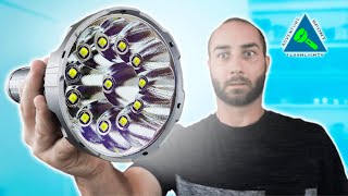 World&#39;s NEW Brightest Flashlight! 53,000 Lumen Imalent MS12