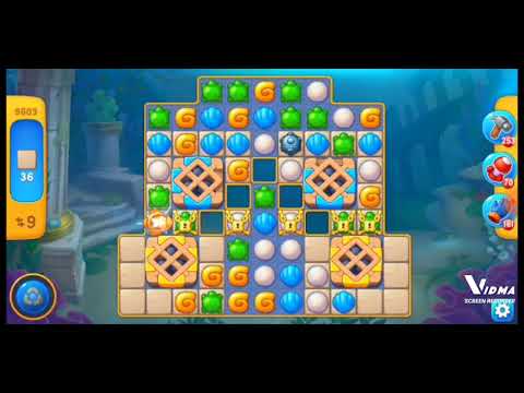 Fishdom. 9603 level no boosters and diamonds. 16 moves