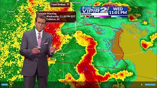 Storm Team 2 identifies Colleton County tornado on VIPIR radar