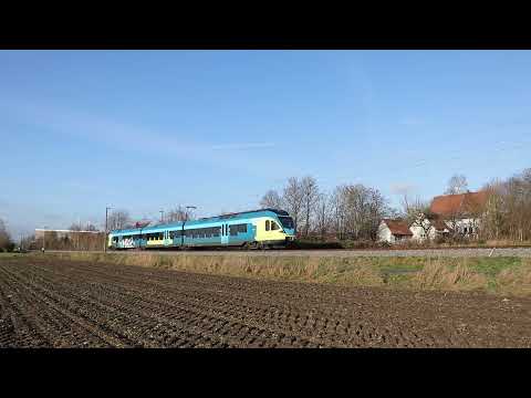 eurobahn mit Flirt1 als RB61 Richtung Osnabrück