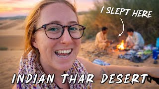 I didn’t expect India to have a desert! Just outside of Jaisalmer (THAR DESERT)🇮🇳