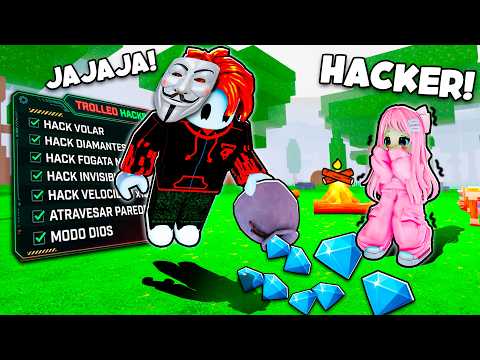 Troleando a YOUTUBER NOOB con HACKS FALSOS en 99 NOCHES en el BOSQUE ROBLOX