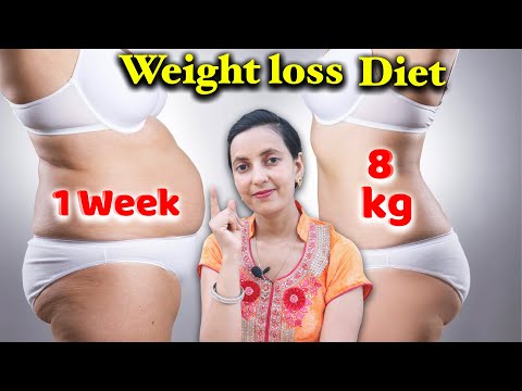 , title : 'Lose upto 8 kg in 1 Week - Weight loss Diet Plan | 7 Day Diet Plan 😊 |  HealthCity'