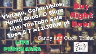 Live Vintage Sale: Shop Rare Finds at Unbelievable Prices | May 7 @11:30am et (8:30am pt)